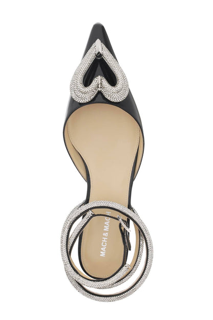 MACH E MACH triple heart ballet flats