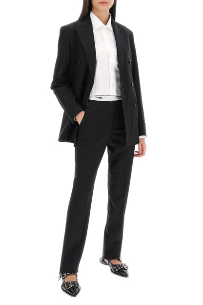 HOMME GIRLS slim fit double-breasted blazer