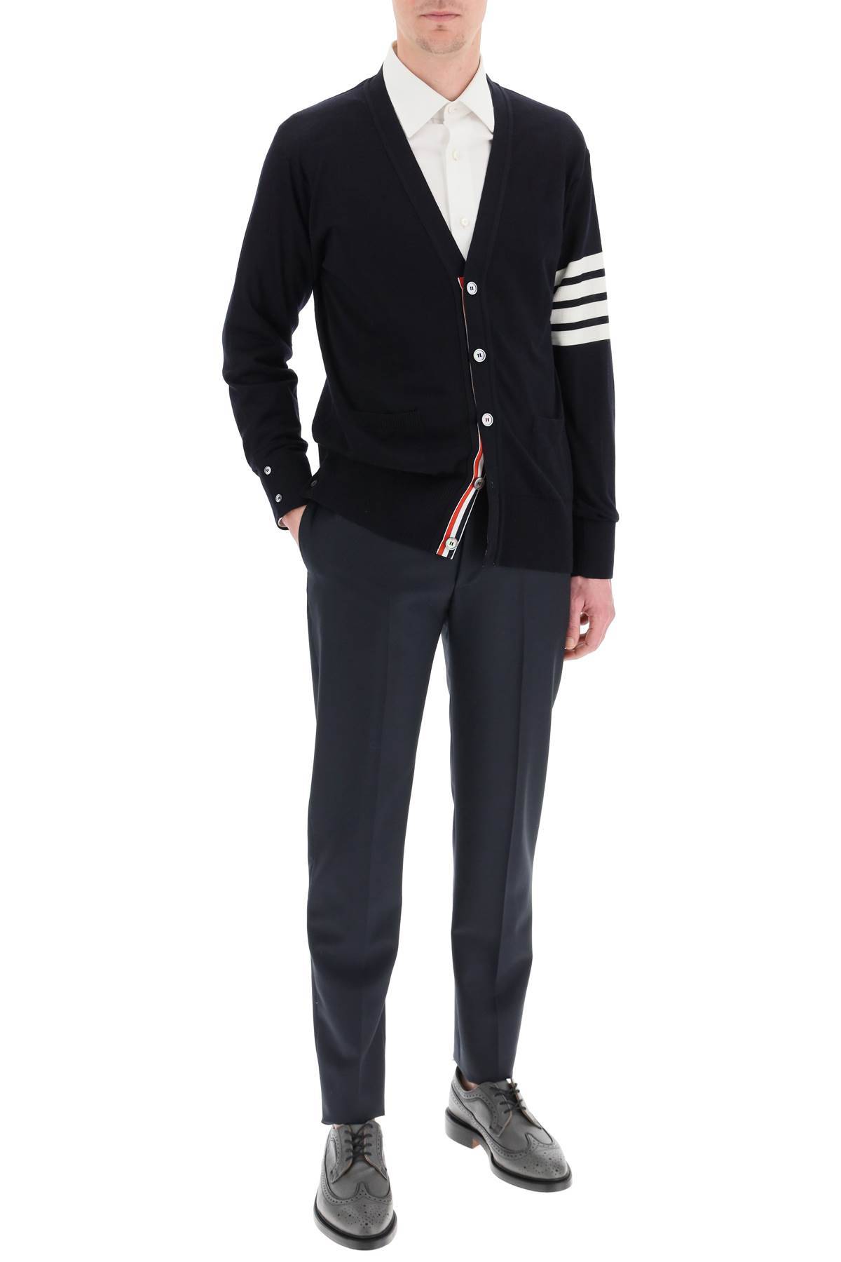 THOM BROWNE 4-bar cardigan