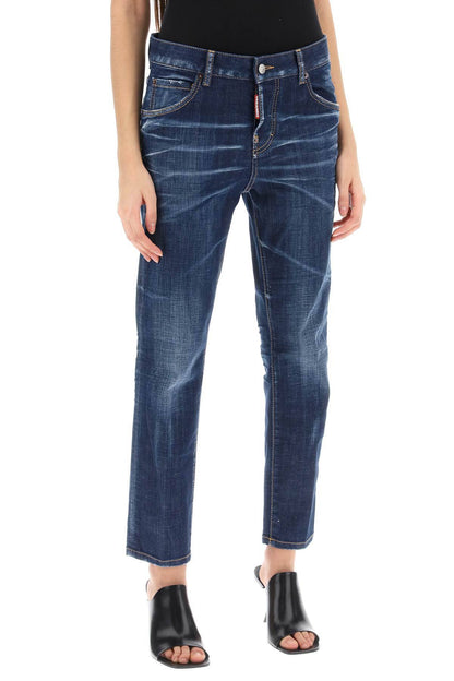 DSQUARED2 dark clean wash cool girl jeans