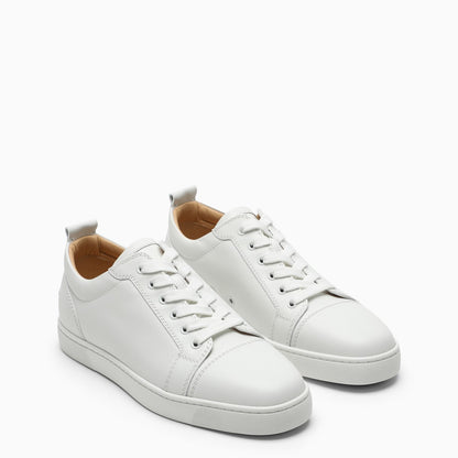 Christian Louboutin White Louis Junior Sneakers In Leather