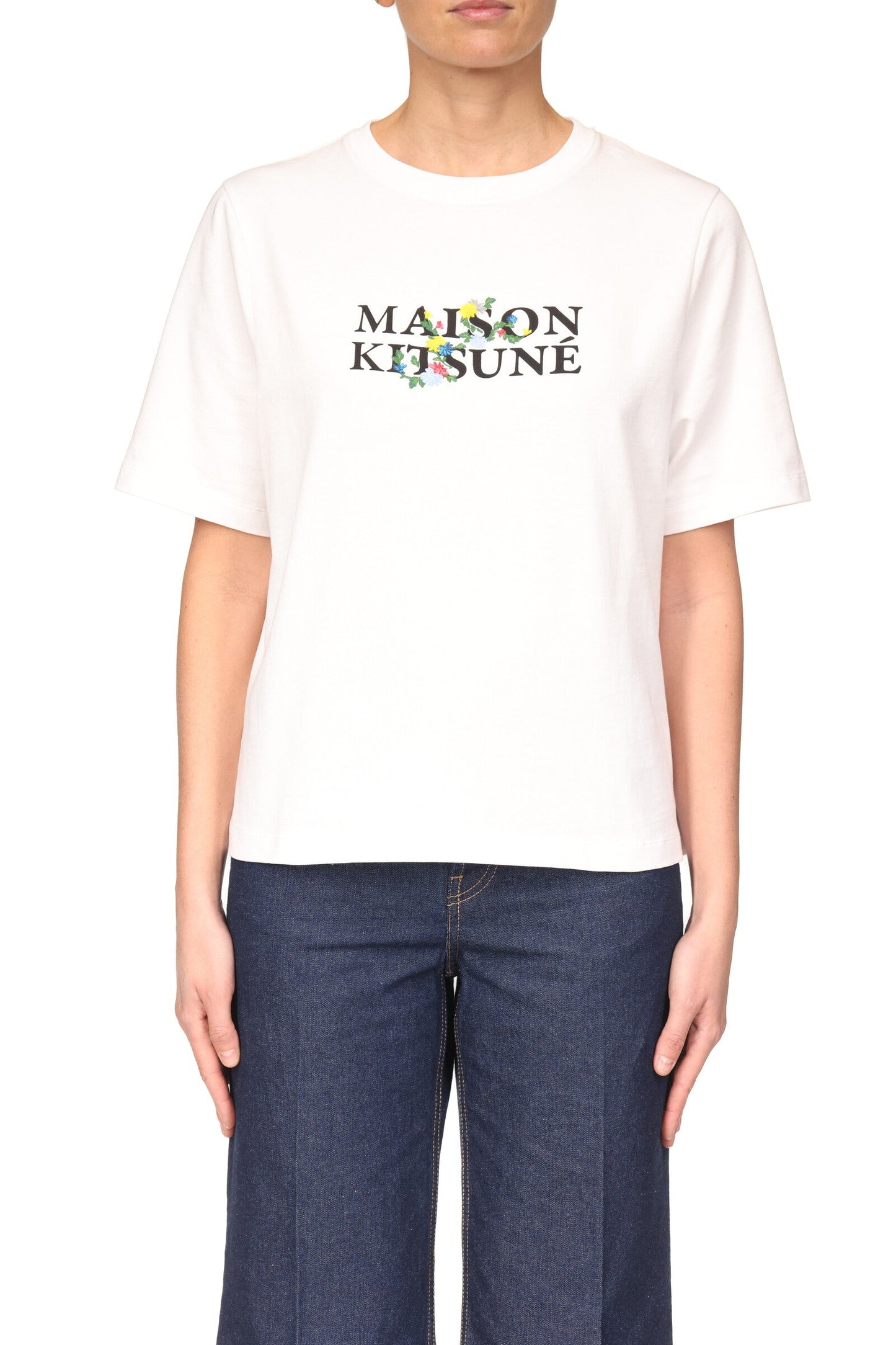 Maison Kitsuné Flowers T Shirt