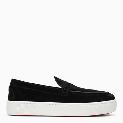 Christian Louboutin Black Leather Loafer