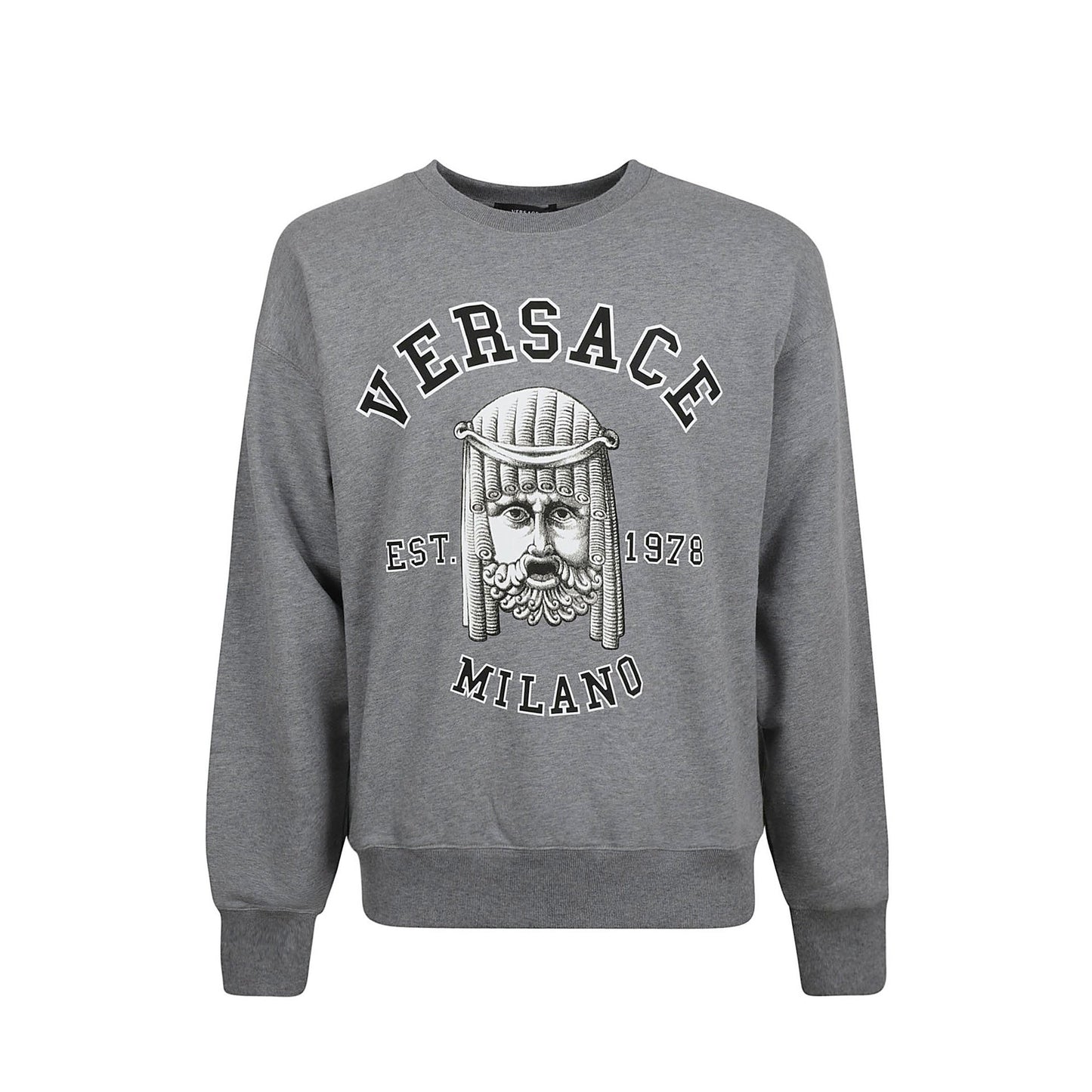 Versace Versace Cotton Crewneck Sweatshirt