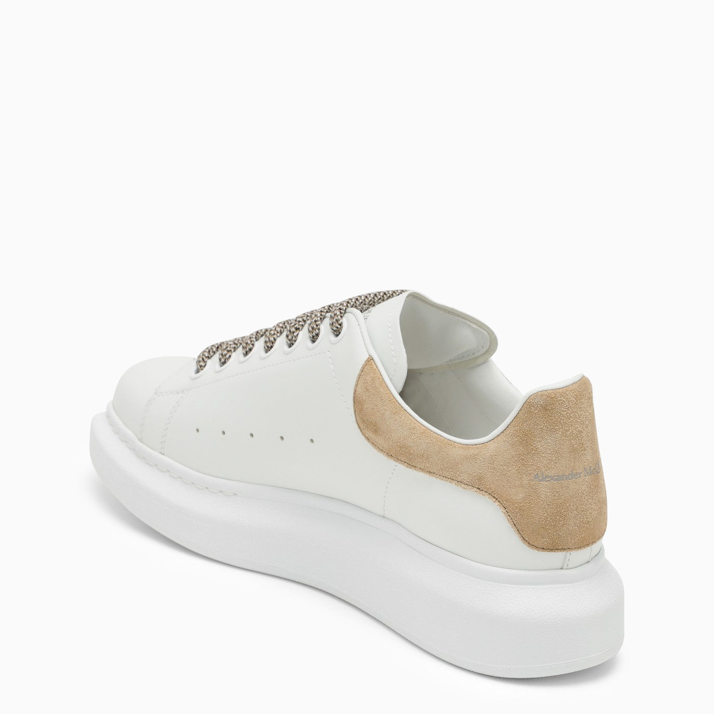 Alexander Mc Queen White And Camel Oversize Sneaker