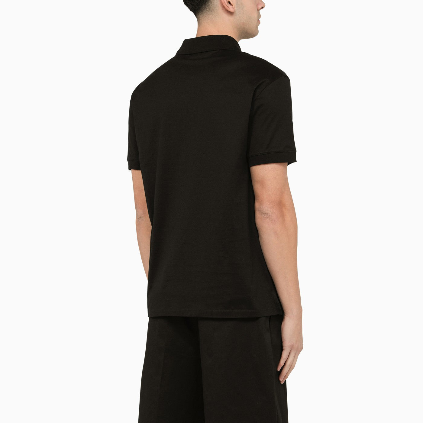 Alexander Mc Queen Black Cotton Polo