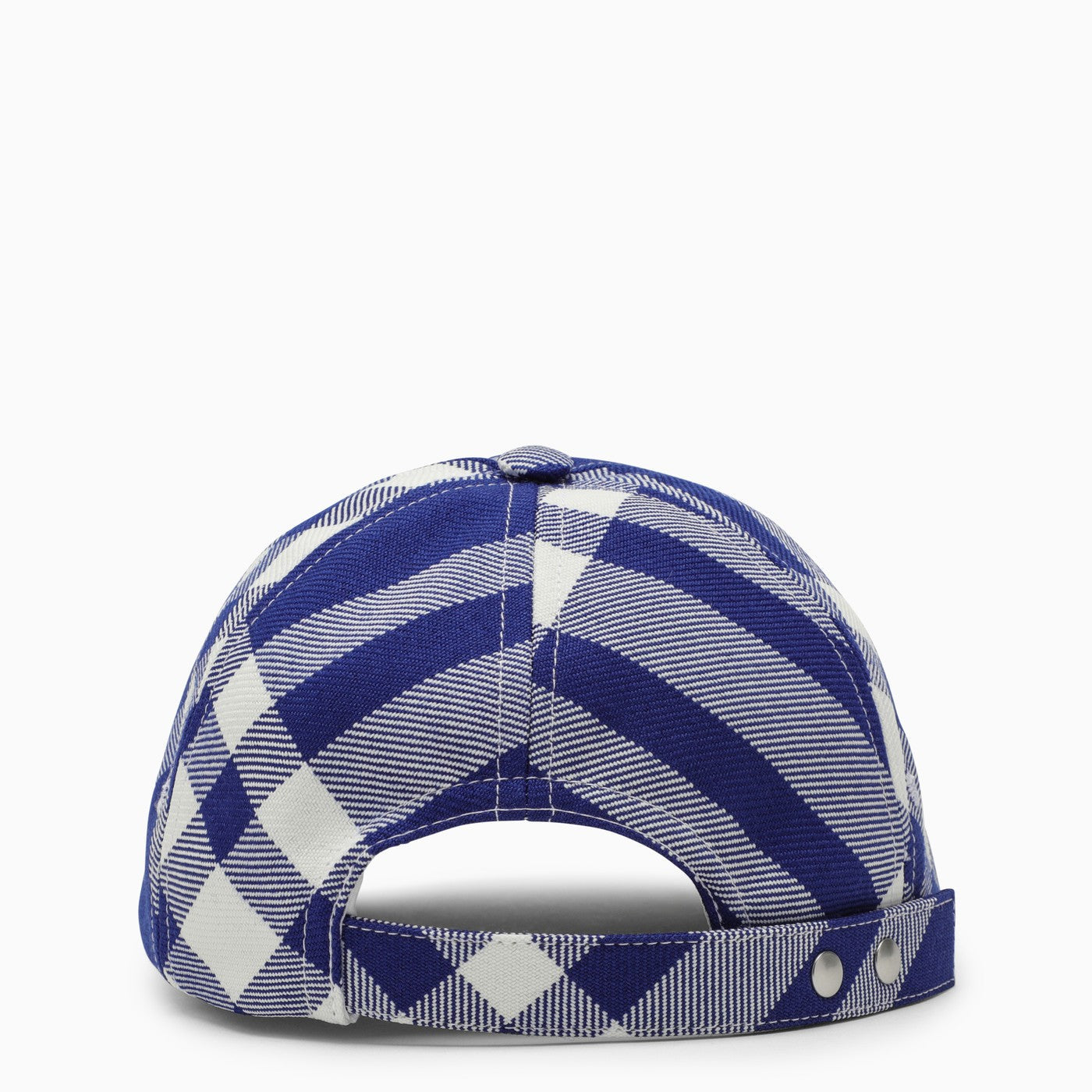 Burberry Wool Blend Tartan Baseball Cap