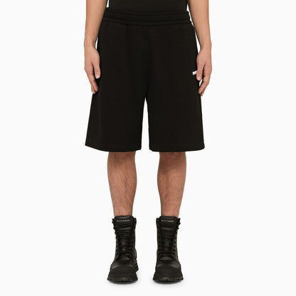 Burberry Black Cotton Bermuda