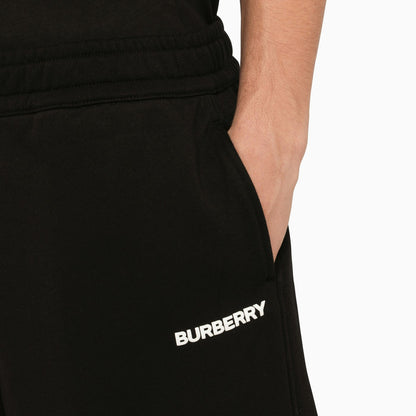 Burberry Black Cotton Bermuda