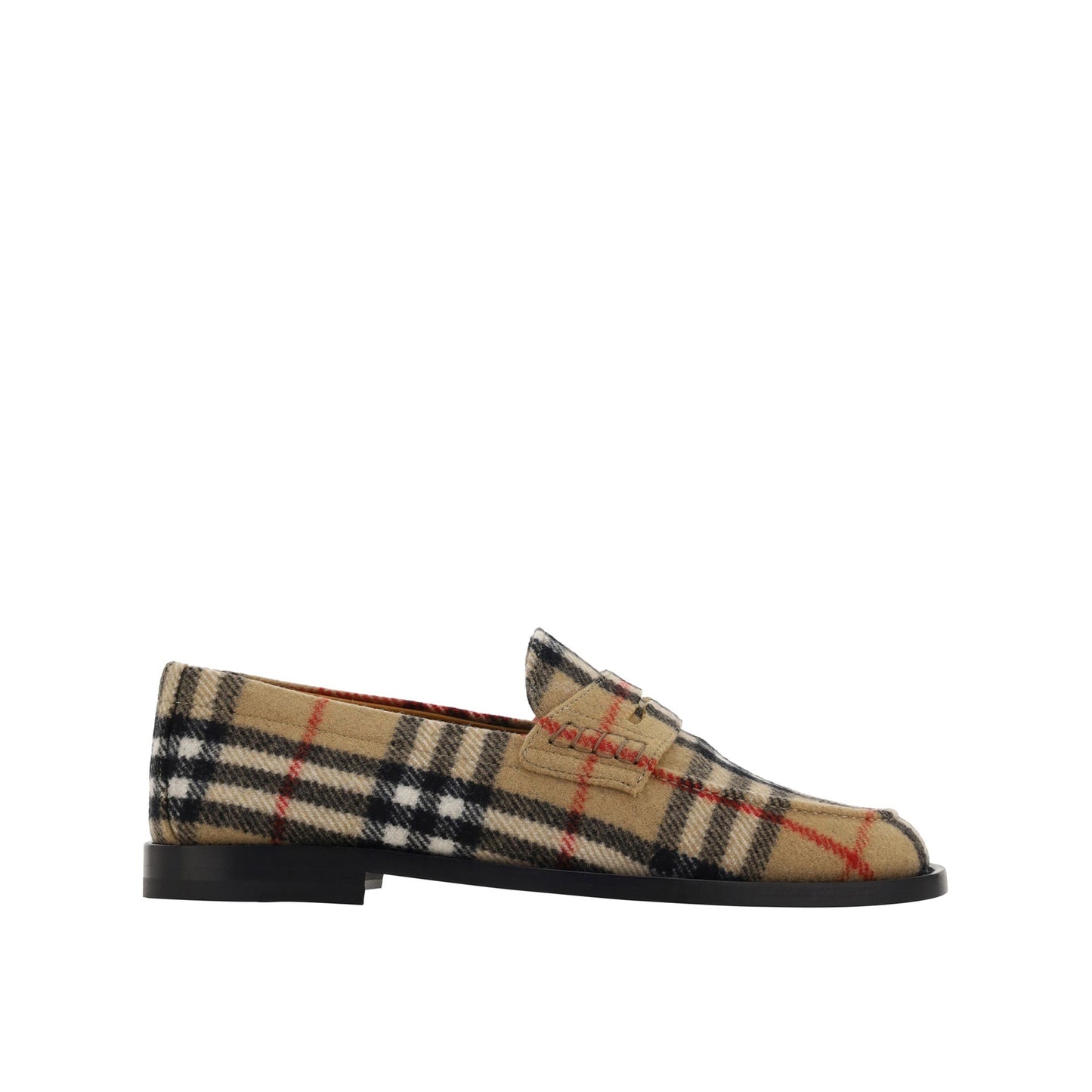 Burberry Hackney Wool Loafers