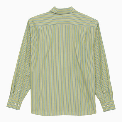 Acne Studios Classic Bright Green/Dark Green Striped Shirt