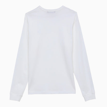 Acne Studios Optic White Crew Neck Sweatshirt