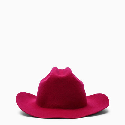 Ruslan Baginskiy Cowboy Hat In Fuchsia Felt