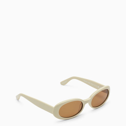 Dmy By Dmy Ivory Coloured Valentina Pvc Sunglasses