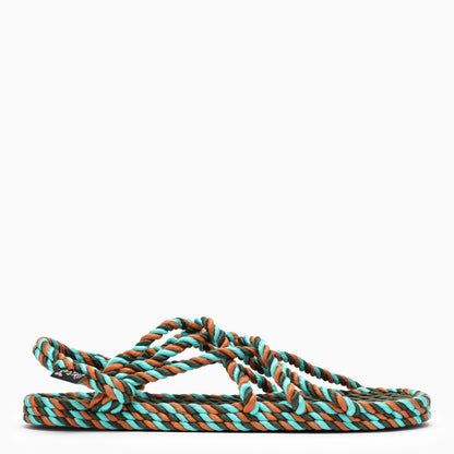 Nomadic State Of Mind Green/Blue/Orange Jc Rope Sandals