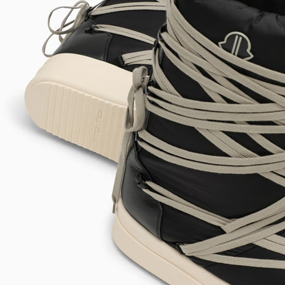 Rick Owens Bigrocks Black Boot With Laces