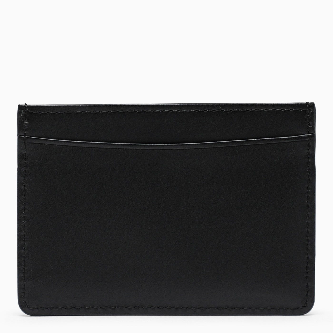 A.P.C. Black Card Holder With Logo Print