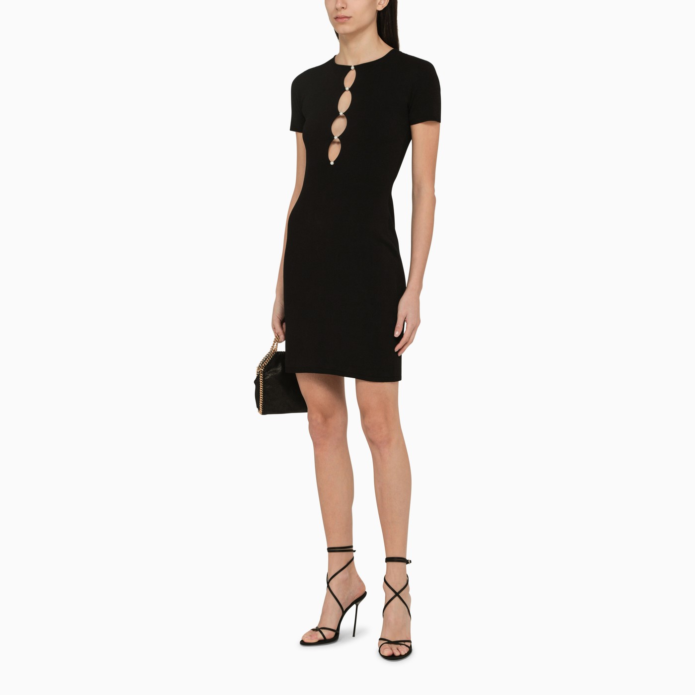 Dsquared2 Black Viscose Mini Dress