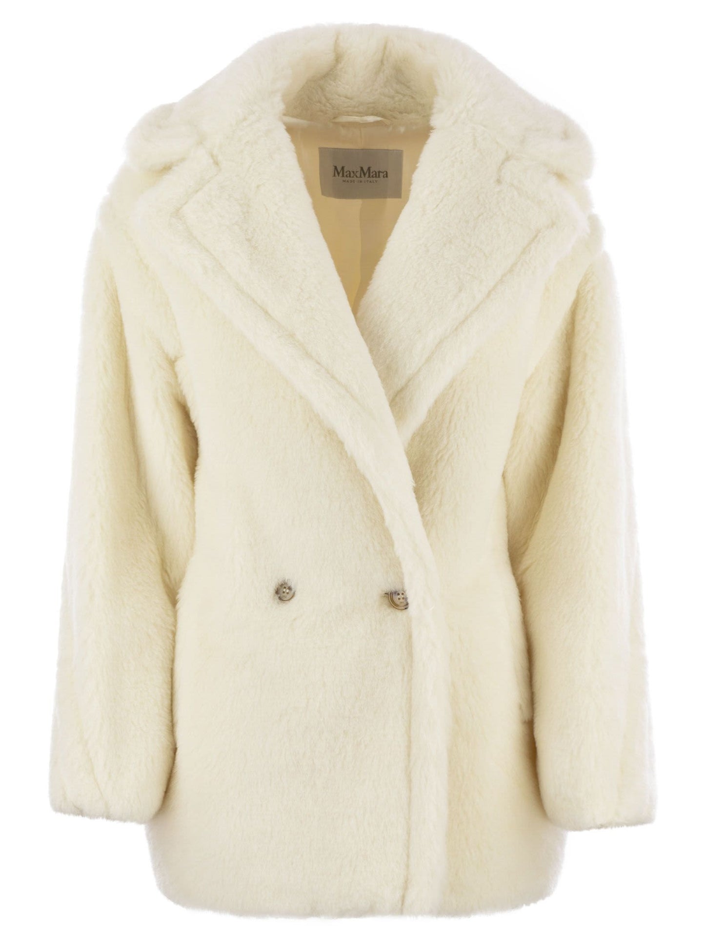 Max Mara Espero Teddy Fabric Short Coat