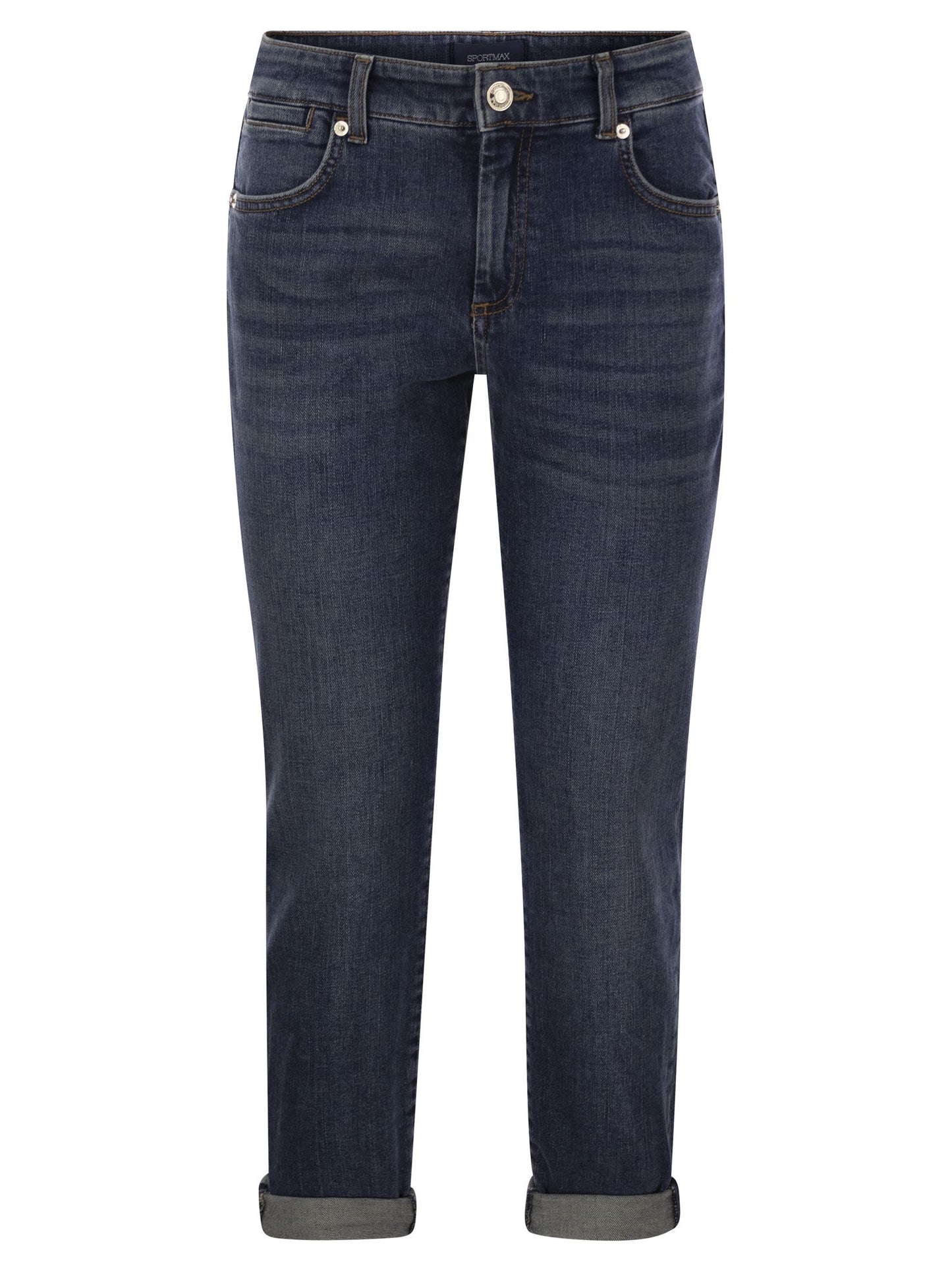 Sportmax Luchino Low Waist Cigarette Denim