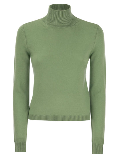 S Max Mara Niobe Virgin Wool Turtleneck Sweater