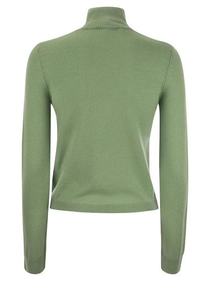 S Max Mara Niobe Virgin Wool Turtleneck Sweater