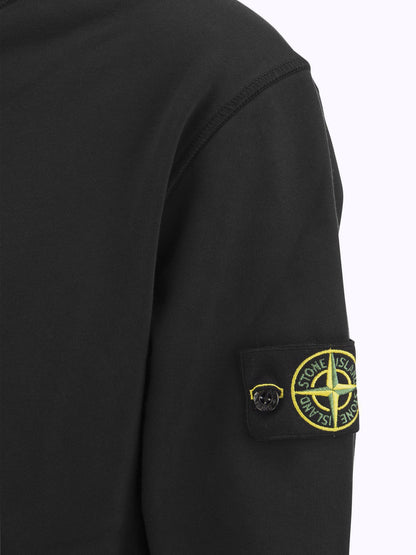 Stone Island Cotton Sweatshirt With Hood And Zip