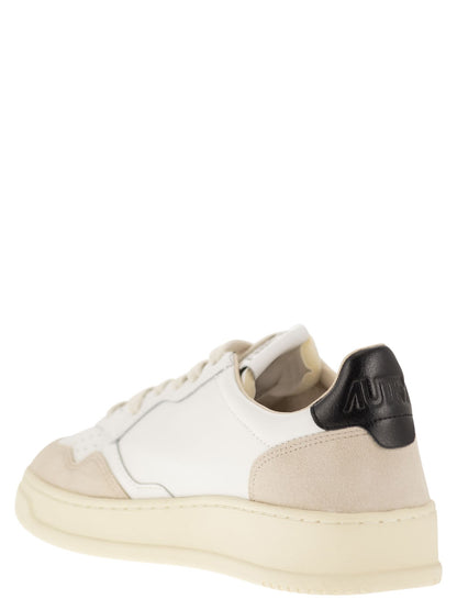 Autry Medalist Low Leather And Suede Sneakers