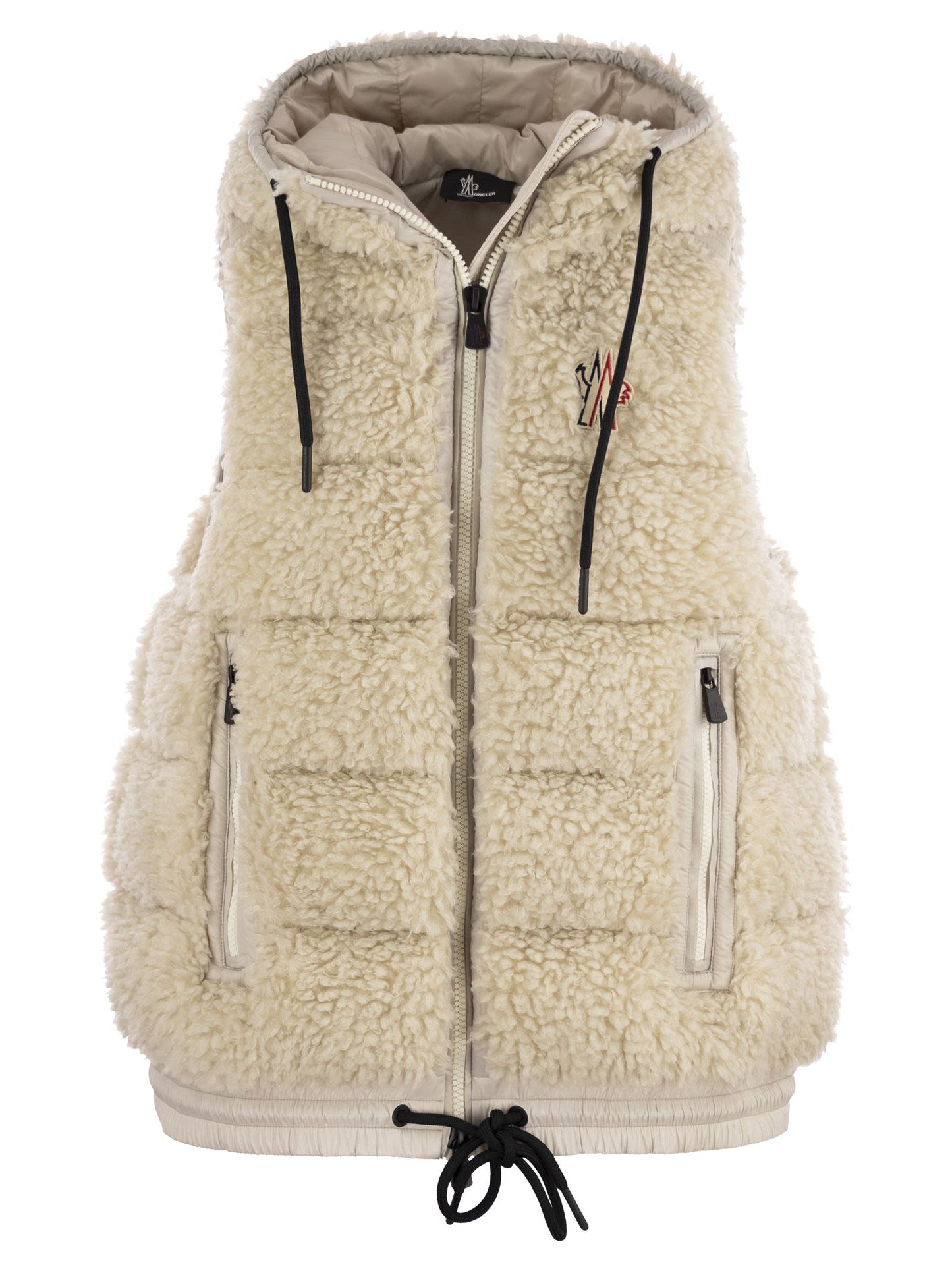 Moncler Grenoble Teddy Teddy Effect Padded Waistcoat