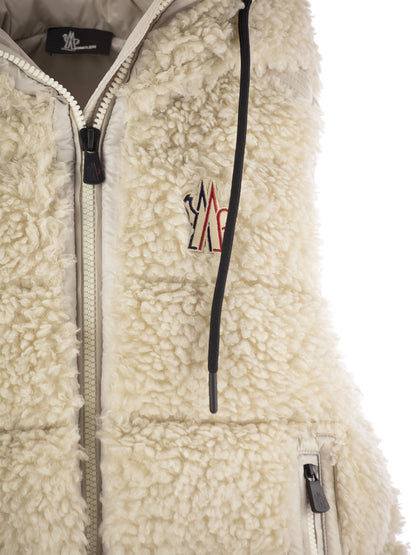 Moncler Grenoble Teddy Teddy Effect Padded Waistcoat