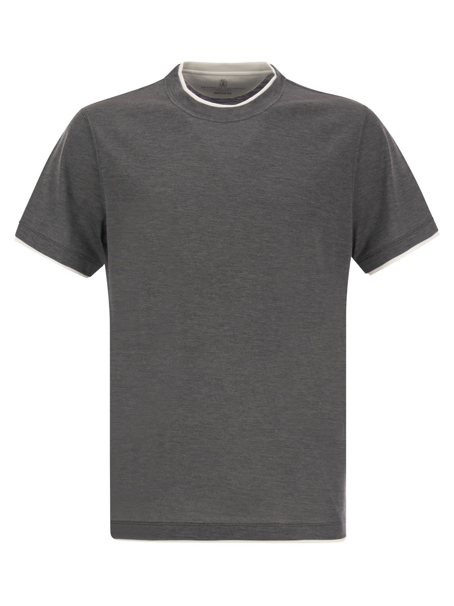 Brunello Cucinelli Silk And Cotton T Shirt