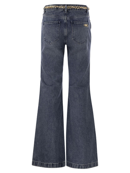 Michael Kors Denim Flair Jeans With Belt