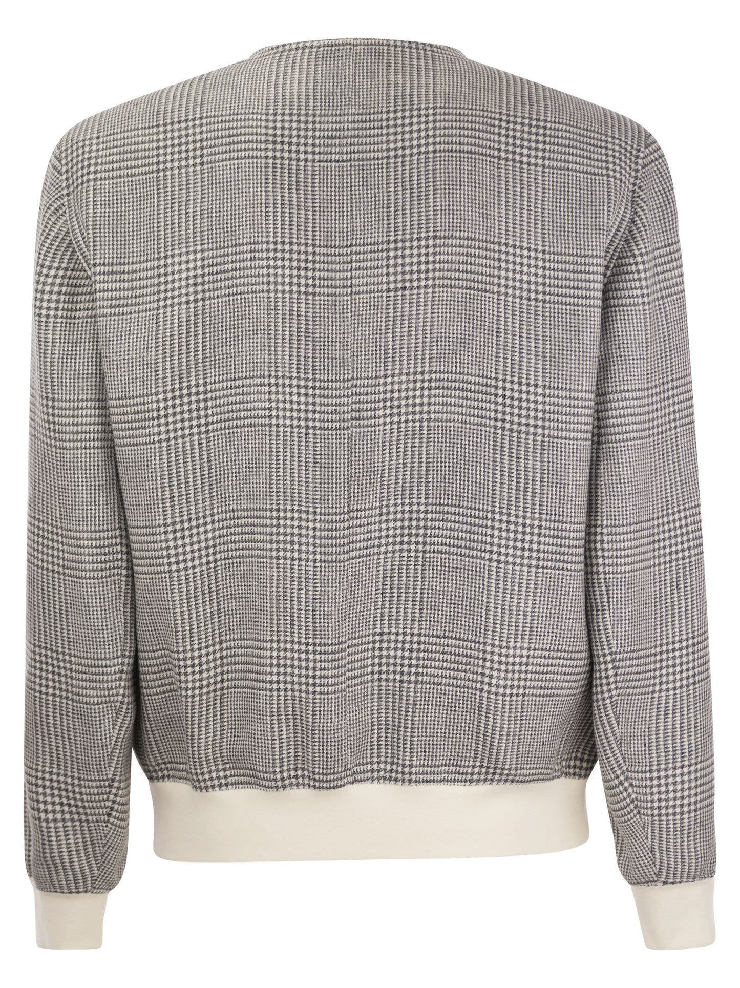 Brunello Cucinelli Linen, Wool And Silk Checked Jacket