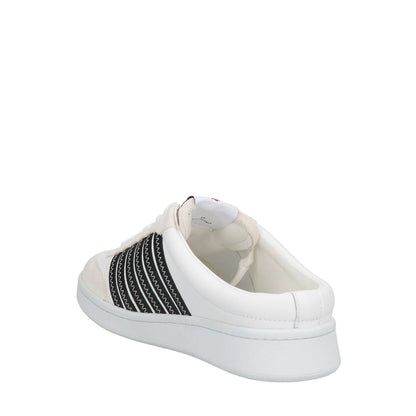 Dsquared2 Boxer Leather Open Back Sneakers